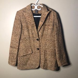 Barrie pace 100% silk tweed like blazer